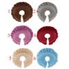 Face Cradle Cushion U-shaped Travel Neck Pillow Skin-friendly Headrest Pillow for Office Flight Rest