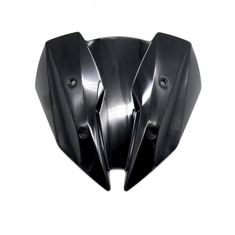 

Windshield Windscreen Wind Deflectors Screen Double Bubble Motorcycle Accessories For Kawasaki Z300 Z250 Z 300 Z 250 2013-2017 чёрный