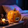 Orange Resin Halloween Pumpkin Decoration Scary Decor for Home Party