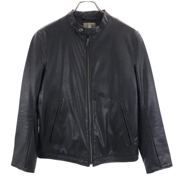 

nano universe Faux leather Jacket S black With thin padding Men s Used