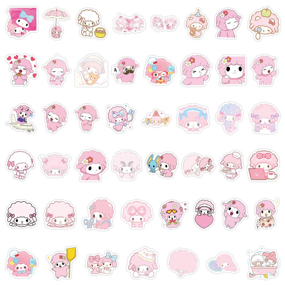 90 Cartoon Sheep Must Love Nono Stickers: Cute, Decorative, Creative DIY Planner Stationery