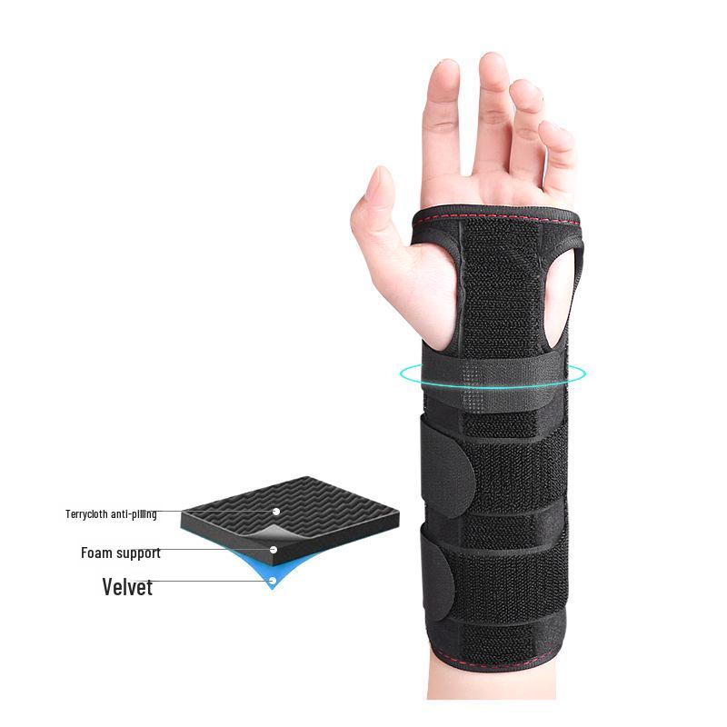 Breathable Wrist Support Splint with Hand Fixation Strap