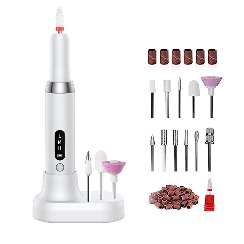 TEMU Portable Nail Shaper & Grinder: Nail Polisher, Cuticle & Polish Remover.