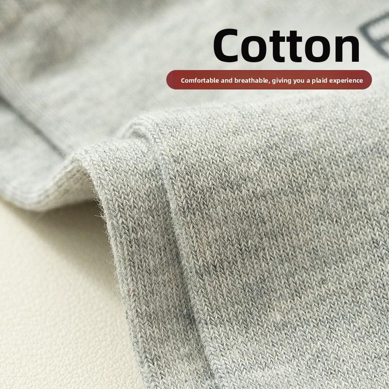 Men's Cotton Summer Breathable Short-legged Antibacterial and Deodorizing Sweat-absorbing Boat Socks and Short Stockings