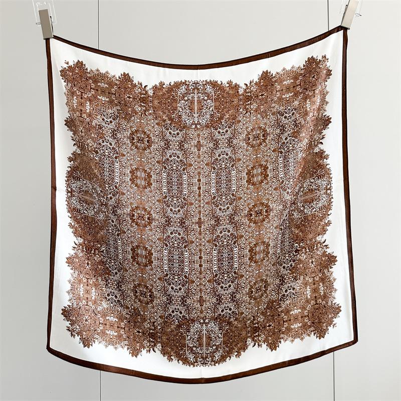 Old Qianfeng Silk Scarf Spring and Autumn Commuting Versatile High-end Mulberry Silk Scarf with Temperament Decorative Scarf
