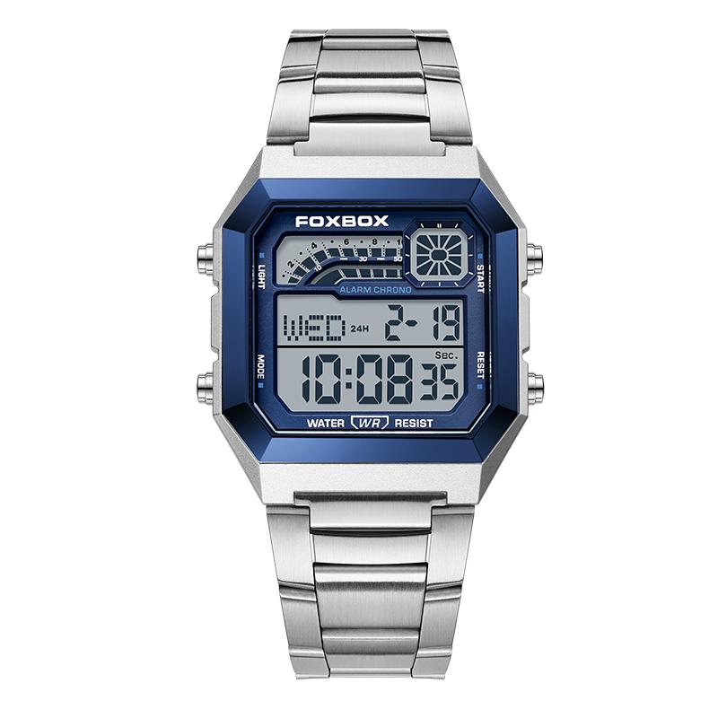 FOXBOX Classic Men's Digital Watches Luxury Sport Watches Men Military Clock LED Sport Wristwatch Multifunctional Wristwatch