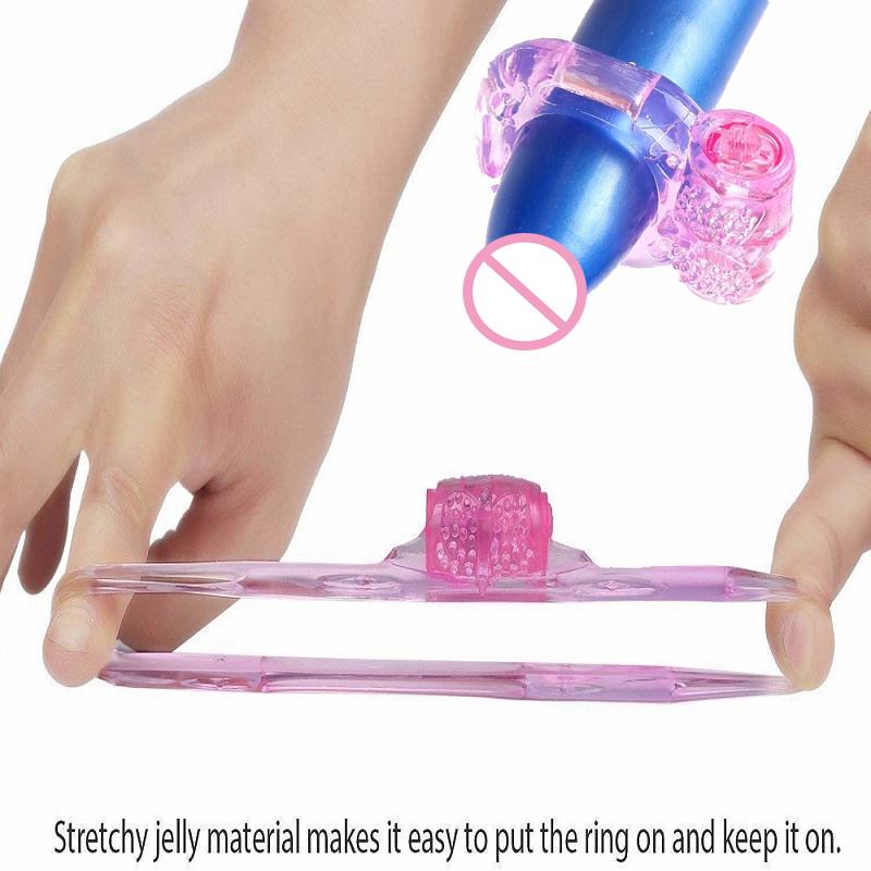 Cock Ring Vibrator Vibrating Clitoral Stimulator Strong Penis Erect Rings Erection Enhance Sex Ability Product Sex Toys For Men