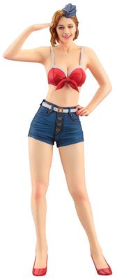 Hasegawa Real Figure Collection Dievča Nevyfarbená Živicová Súprava SP507 1/12 č.12 Pin-up