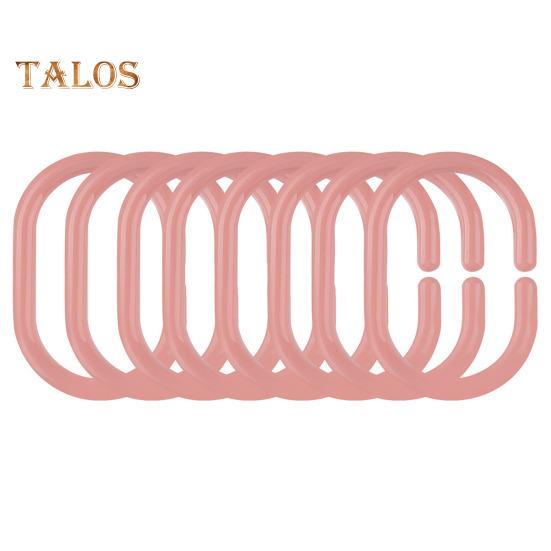 12 Stück Duschvorhanghaken, strapazierfähig, universell, für Badezimmer, Duschstange, C-förmiger Ring, Aufhängerhalter, Badezimmer-Vorhangzubehör