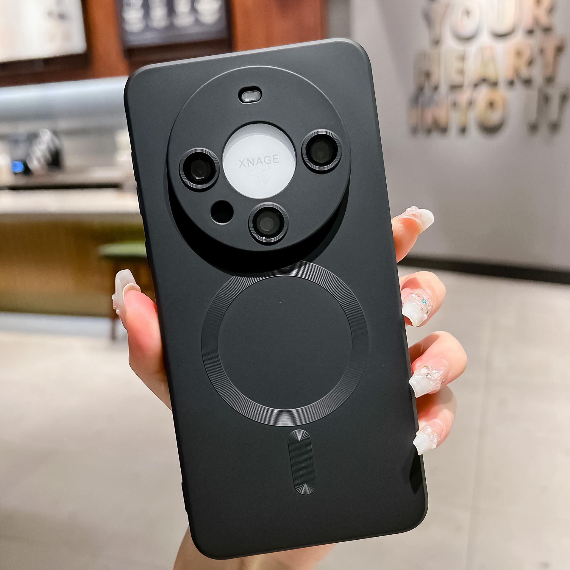 

Магнитная металлическая краска для чехла Huawei Mate60 Pro с полной пленкой для объектива и защитным покрытием Mate50 Liquid Huawei Mate60 Pro