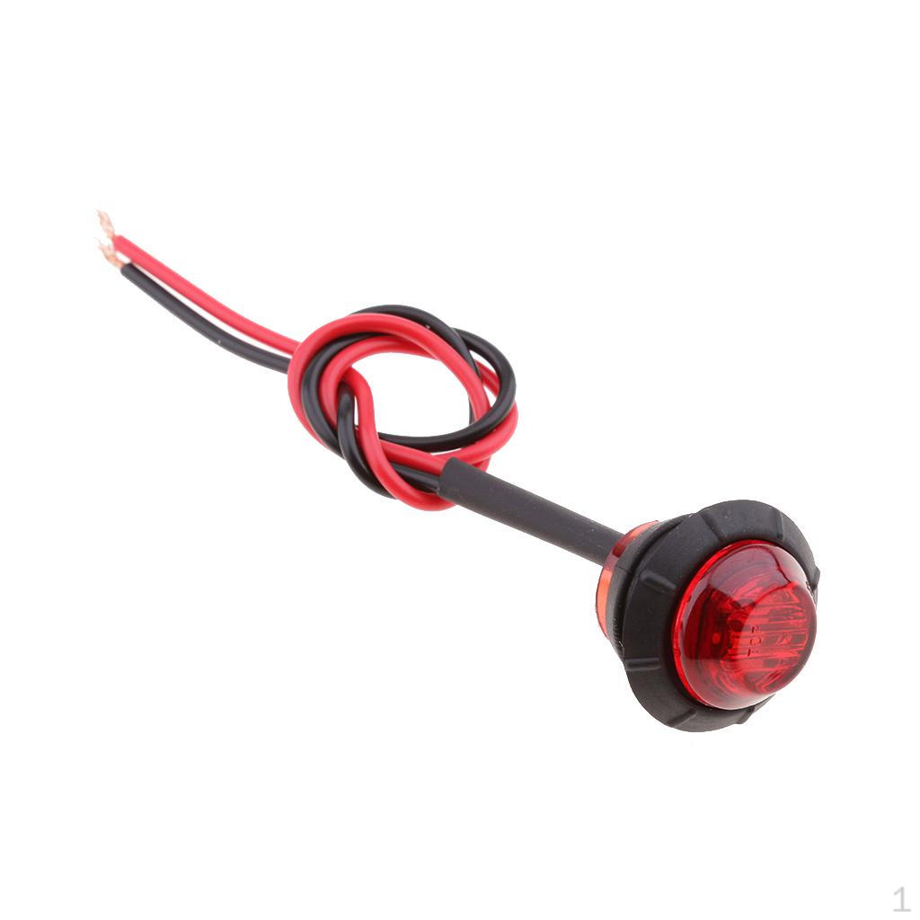

Truck RV Round LED Marker красный
