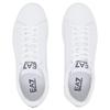 Emporio Armani EA7 Classic CC Leather Round Toe Lace-Up Low-Top Sneakers Unisex Sneakers White 7X000331-AF10848-U0001