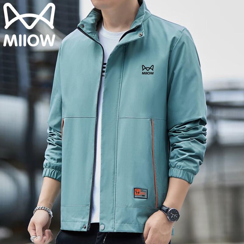 Mao Ren Men's Stand Collar Casual Jacket