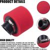 38Mm Angled Foam Air Filter Pod Apply To 50Cc 70Cc 90Cc 110Cc 125Cc 150Cc GY6 Motorcycle Atv Scooter Quad Go Kart Moped Pit Dirt Bike Parts