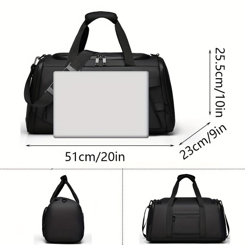 Large Capacity Versatile Duffel Bag with Multiple Compartments & Shoe Pocket,Unisex Casual Sport Fitness Bag for Gym, Travel & Overnight Trips