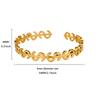 Wind Creative Hollow Dollar Euro Currency Symbol Bracelet Women's Stainless Steel Jewelry Women's Trend Personality Bracelet