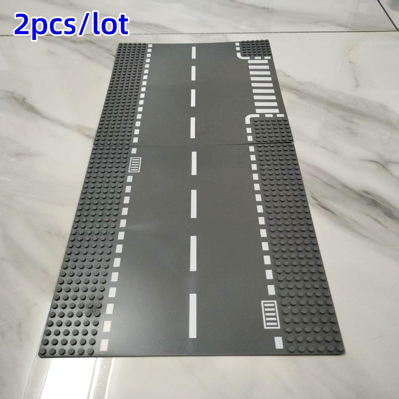 

Детские игрушки строительные блоки Базовая пластина Город Улица Сцена Перекресток D-образный перекресток Прямой поворот Совместимо с