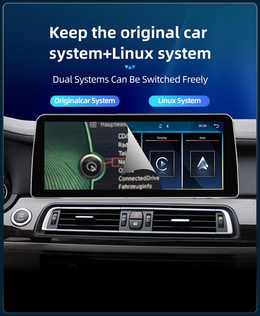 12.3" Compatible GPS Navigation System for BMW 7 Series F01-F04 Center Console