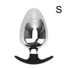 Anal Dildo Prostate Massager Anus Dilator Private Goods Sex Toys For Women Men with Suction Cup Extra Big Diameter Anal Plug Smooth Metal Butt Plug