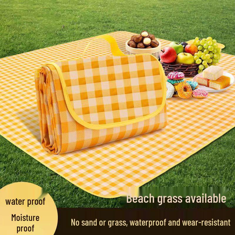 Portable Outdoor Picnic & Camping Mat: Moisture-Proof, Stylish, Essential for Spring Outings