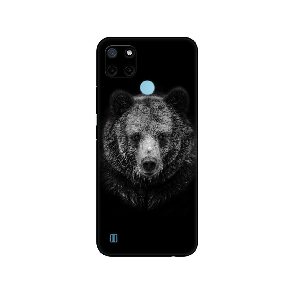 For Realme C21Y C25Y Case Silicon Phone Back Cover For OPPO Realme C21Y C25Y 4G Soft Case RMX3261 Coque 6.5inch Black Tpu Case