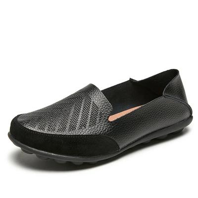 Moccasins Women Flats Shoes Spring and Autumn New Woman Slip On Casual Loafers Genuine Leather Woman Shoes Zapatos Mujer 35-44