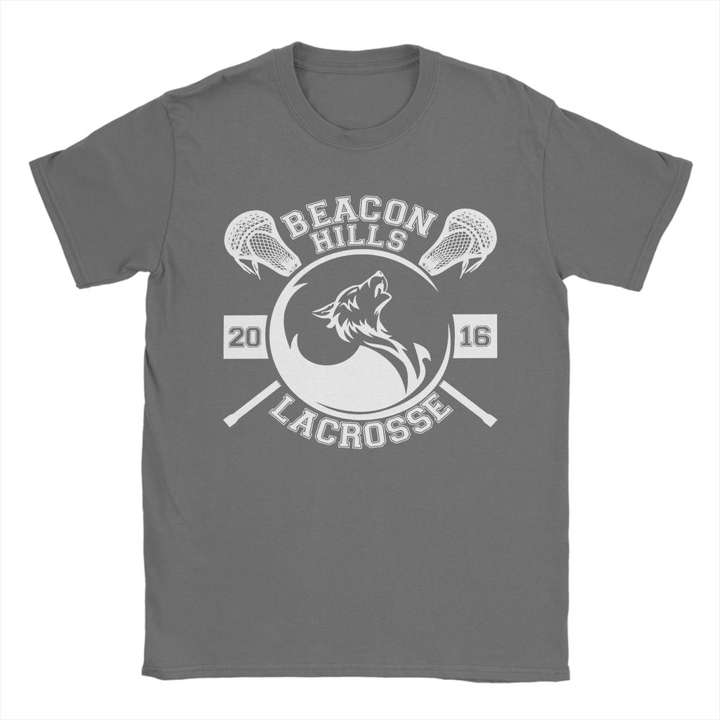 Beacon Hills lacrosse Teen Wolf  T-Shirt Men Women  Vintage Cotton Tees Crewneck Short Sleeve T Shirt Plus Size Clothes