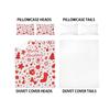 3 Pieces of Merry Christmas Printed Bedding Set Soft and Coreless with Multiple Sizes To Choose From As A Christmas Gift