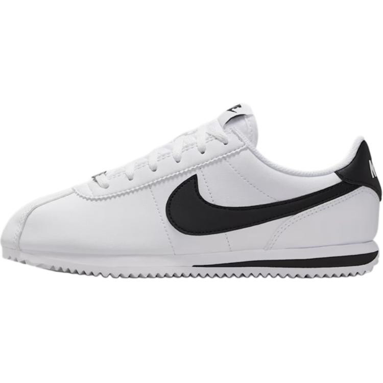 Nike Cortez Модные Удобные Прочные Низкие Повседневные Кроссовки Детские Белый Черный IH7653-105