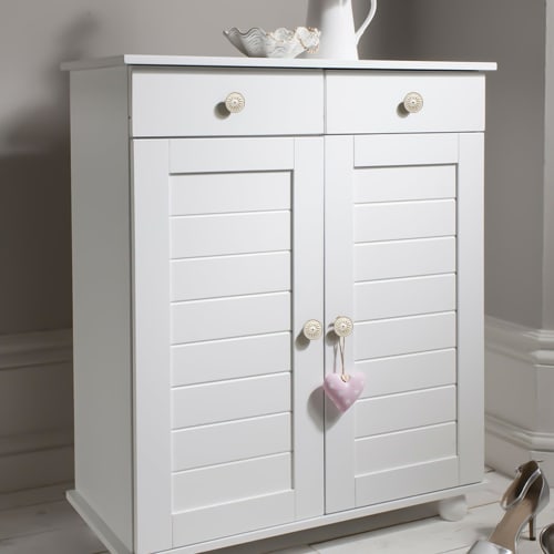 Sada 10 knoflíků ke šuplíkům v antické bílé barvě, kulaté kliky ke dveřím se šroubky, retro květinový vzor, cca. Průměr 35 mm, pro kuchyň, pokoj, interiérové dveře,