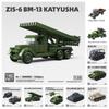 ZIS-6 BM-13 Katyusha Ww2 Military Tank World War II Building Blocks 1:35 Bricks Collection Model Educational Toys Gifts