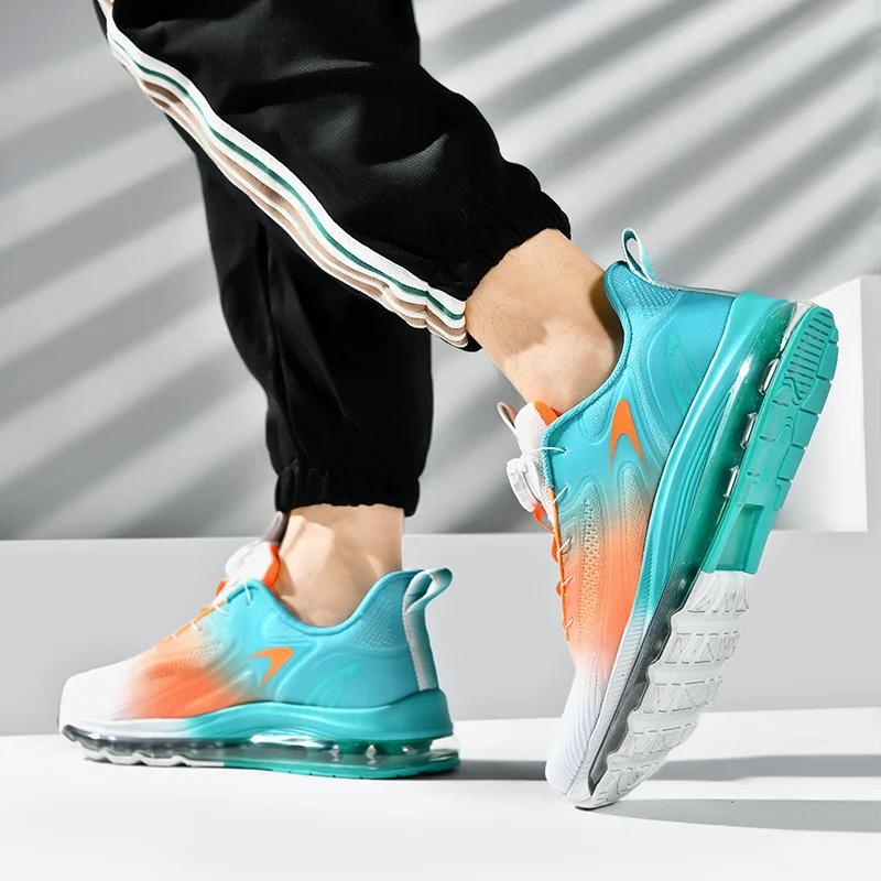 Big Size Air Cushion Running Shoes Men Jogging Sports Shoes Brand Design Sneakers Men Comfort Gym Training Shoes Male Footwear