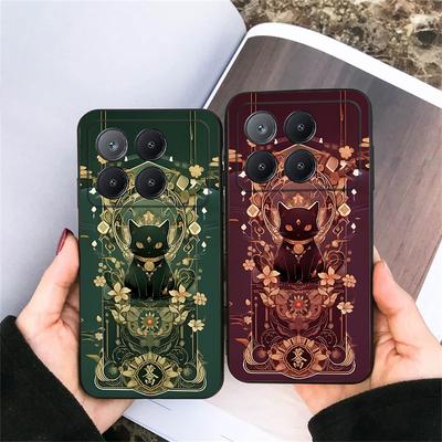 Fantasy Glückskatze Blau für Xiaomi Poco X7 M7 Pro 5G M5 X4Pro 6 4G C65 75 F6 F5 X6 5 7 X5 F7 Ultra M5S 4Pro 5G weiche Handyhülle