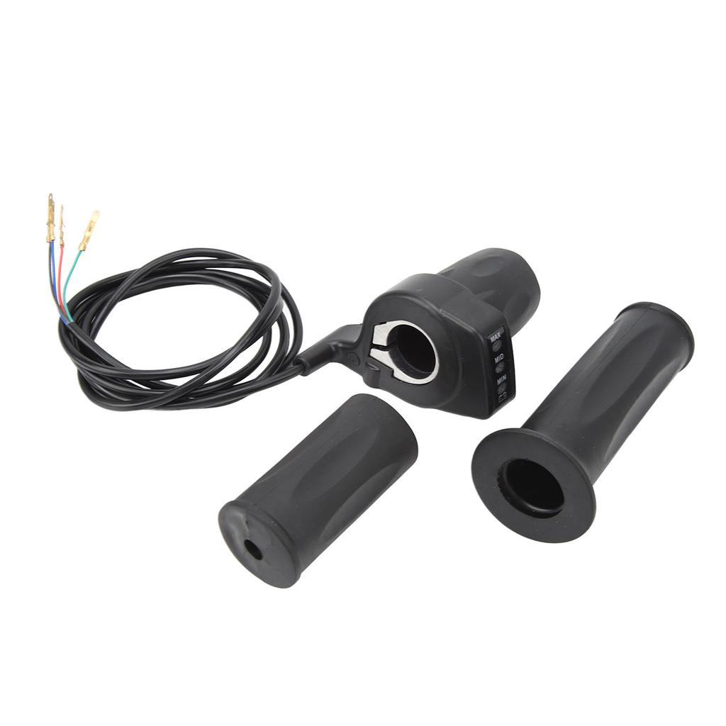Electric Bike Throttle Grip Waterproof Twist Handlebar Accessories for Lithium Power Modification