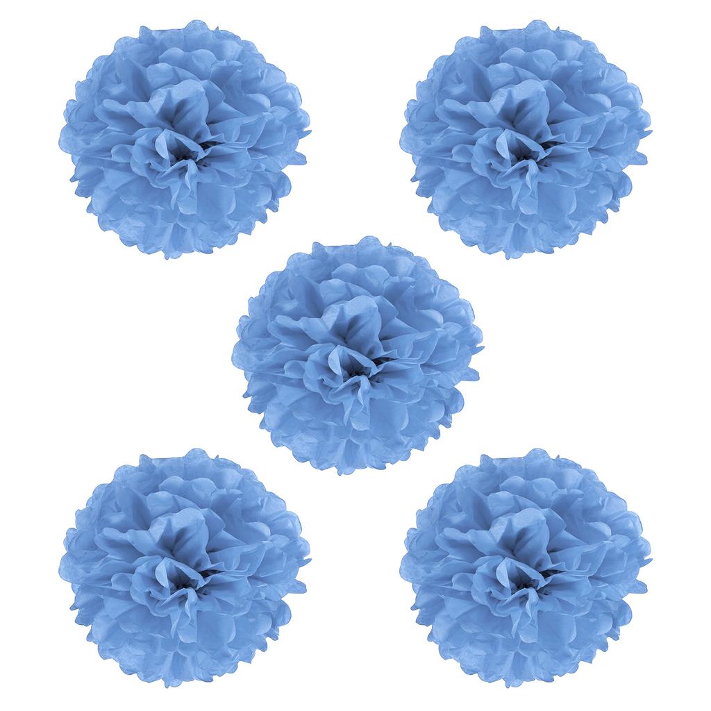 5pcs Paper Flower Ball Tissue Pom Poms Flowers for Wedding Bridal Shower Birthday Bachelorette Party Backdrop Decoration 20cm