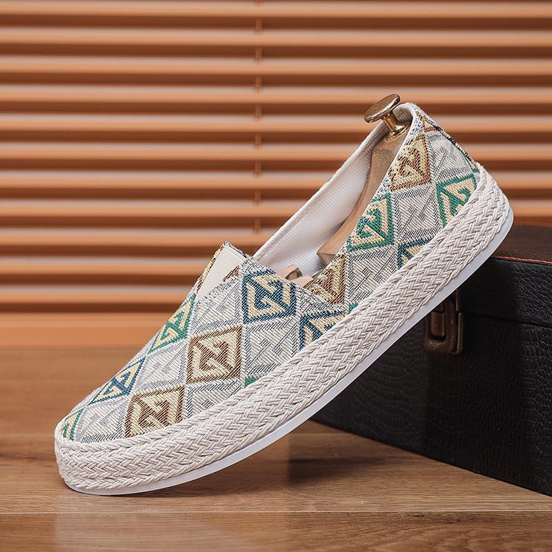 

Летняя новая мужская тканевая обувь мужская обувь-чехол на одну педаль с низким верхом дышащая повседневная ленивая обувь на мягкой подошве мужская повседневная обувь 39