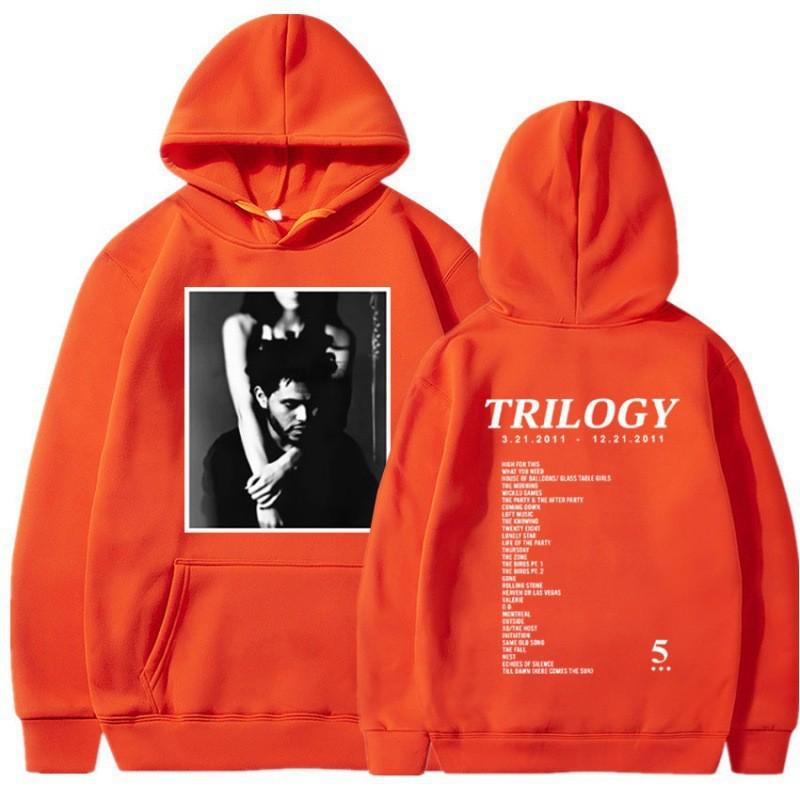 Europäische Größe The Weeknd Trilogy Musikalbum Hoodie