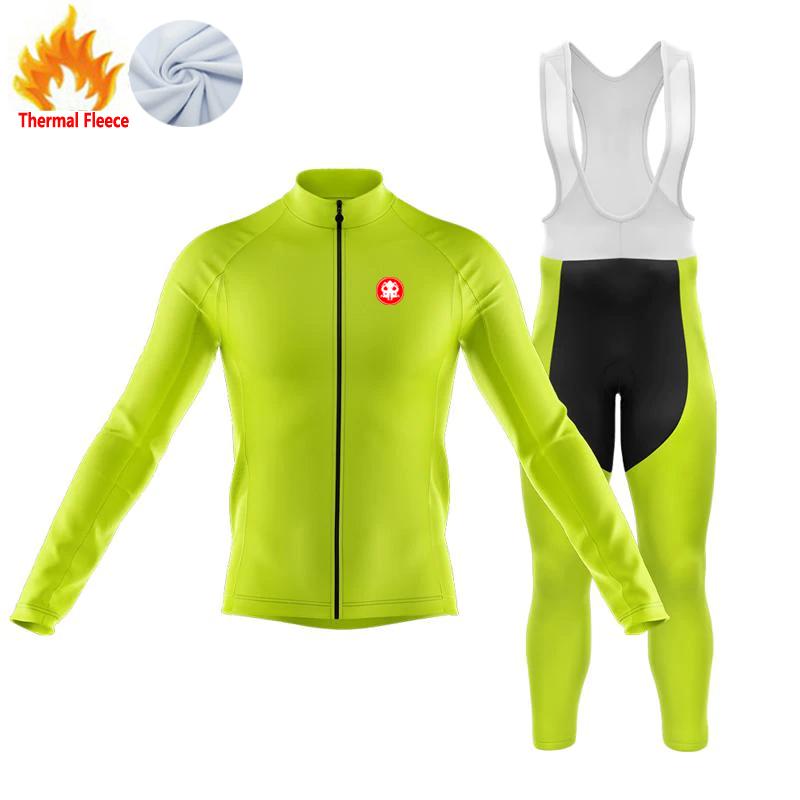 Winter Thermal Fleece Maillot Ciclismo Hombre Cycling Jersey Bicicleta De Ruta Mtb Wielerkleding Heren