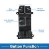 Power Window Switch No.35750SNVH51 Front Left Driver Side Window Control Switch for Honda Civic 2006-2011 Black