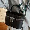 Retro Women's Bags, Popular Bucket Bags, Daily Lychee Pattern Messenger Bags, Foreign Style Small Square Bags, Fashionable Boxes, Cosmetic Bags.