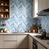2 Pcs Wall Tile Stickers, Peel And Stick Backsplash, Self Adhesive Waterproof Kitchen Wall Tile Decals for Kitchen, Bathroom, Walls, Floors
