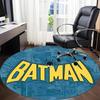 1pc Batman Office Round Area Rug, Under Office Chairs Bedroom Living Room Home Decor, Room Deco, Available in Various Sizes037