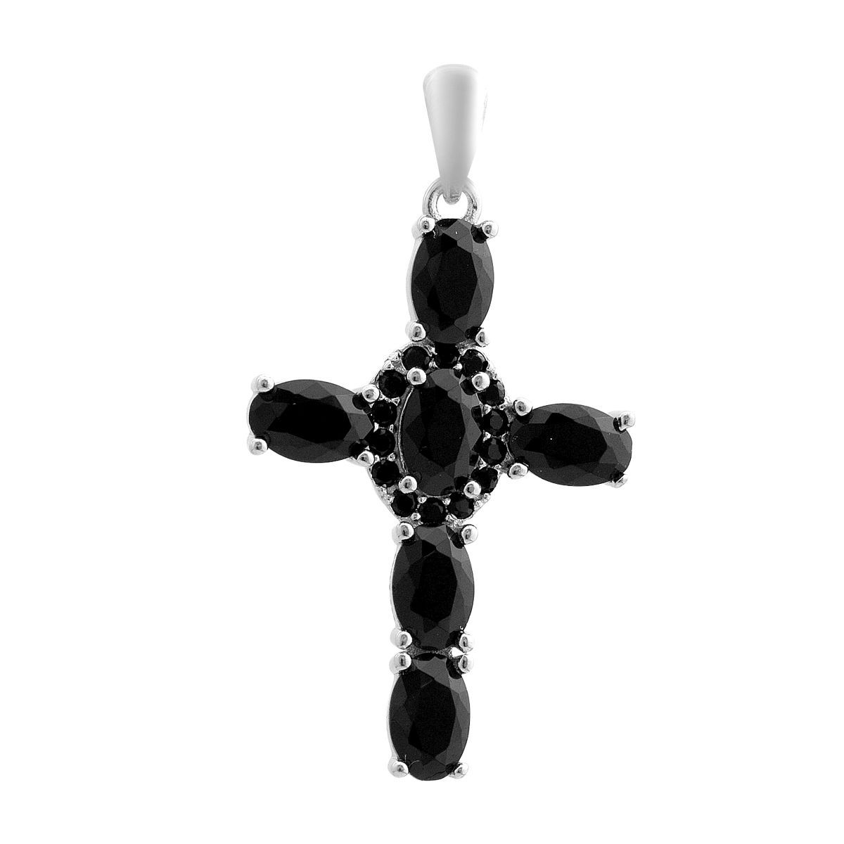 

Срібна каблучка з фіанітами. (2159988) білий