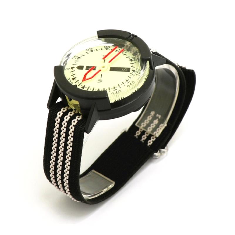 

Waterproof Luminously Dial Compasses Scubas Divings Navigations Compasses Adjust Strap Wristband Compasses 1