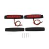 Stop 2x For Truck Mount Trailer Light Tail Brake Kits Dc Sealed Rv Red Bar Turn