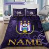 Nome Personalizzato,Stemma RSC Anderlecht Biancheria da Letto Decorazione per la Casa Regalo di Compleanno (1 * copripiumino + 2 * federa, senza nucleo).chl