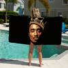 Handtuch T-TupacS Sauna Geschenk PoolFitnessstudio Strand Reise Dusche Schnelltrocknend Sport Handtücher S-ShakurS Camping Weich