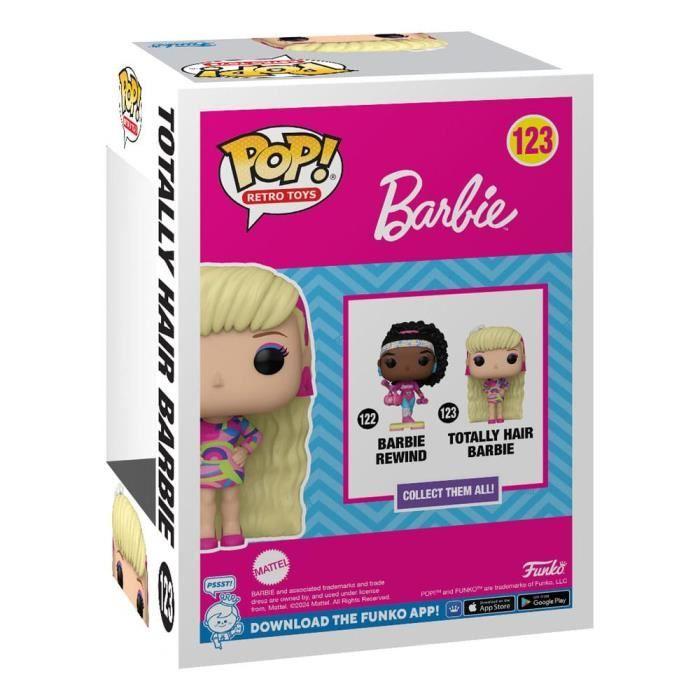 Figurine en vinyle - FUNKO - Totally Hair Barbie - 9 cm - Pop ! - Pour enfant