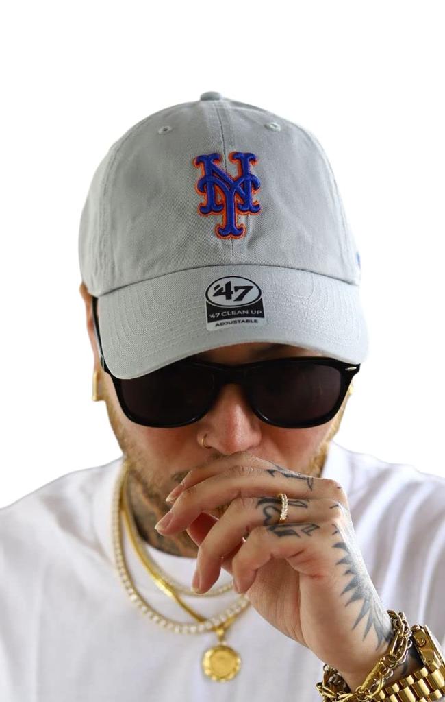 Forty Seven New York Mets Clean Up Storm Storm New York Mets Clean Up Cap Hat '47 /