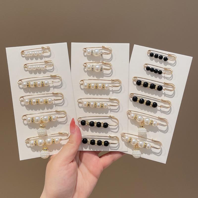 Korean Style  Anti-Glare Buckle Brooch Fixed Clothes Trouser Waist Change Small Waist Buckle Multi-Piece Brooch Pin